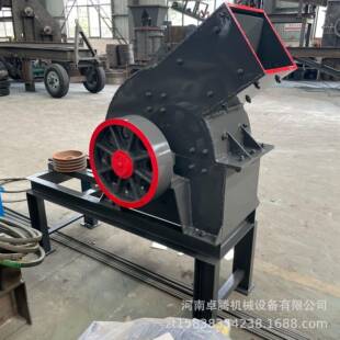小型混凝土砖头块锤式破碎机玻璃瓷砖水泥块石灰石建筑垃圾制砂机
