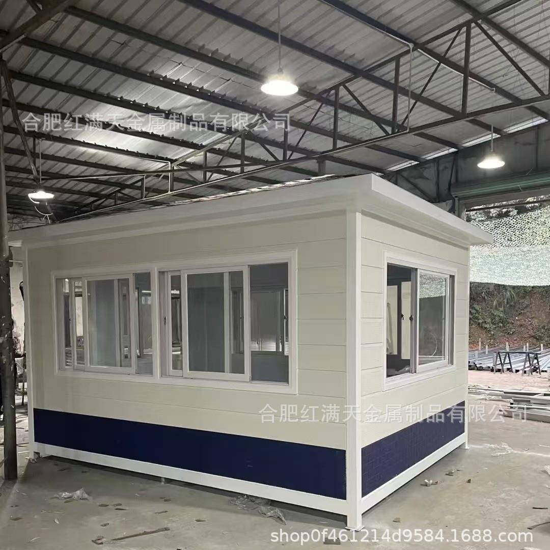 小区户外景区钢结构金属雕花板岗亭小区户外景区钢结构金属雕花板