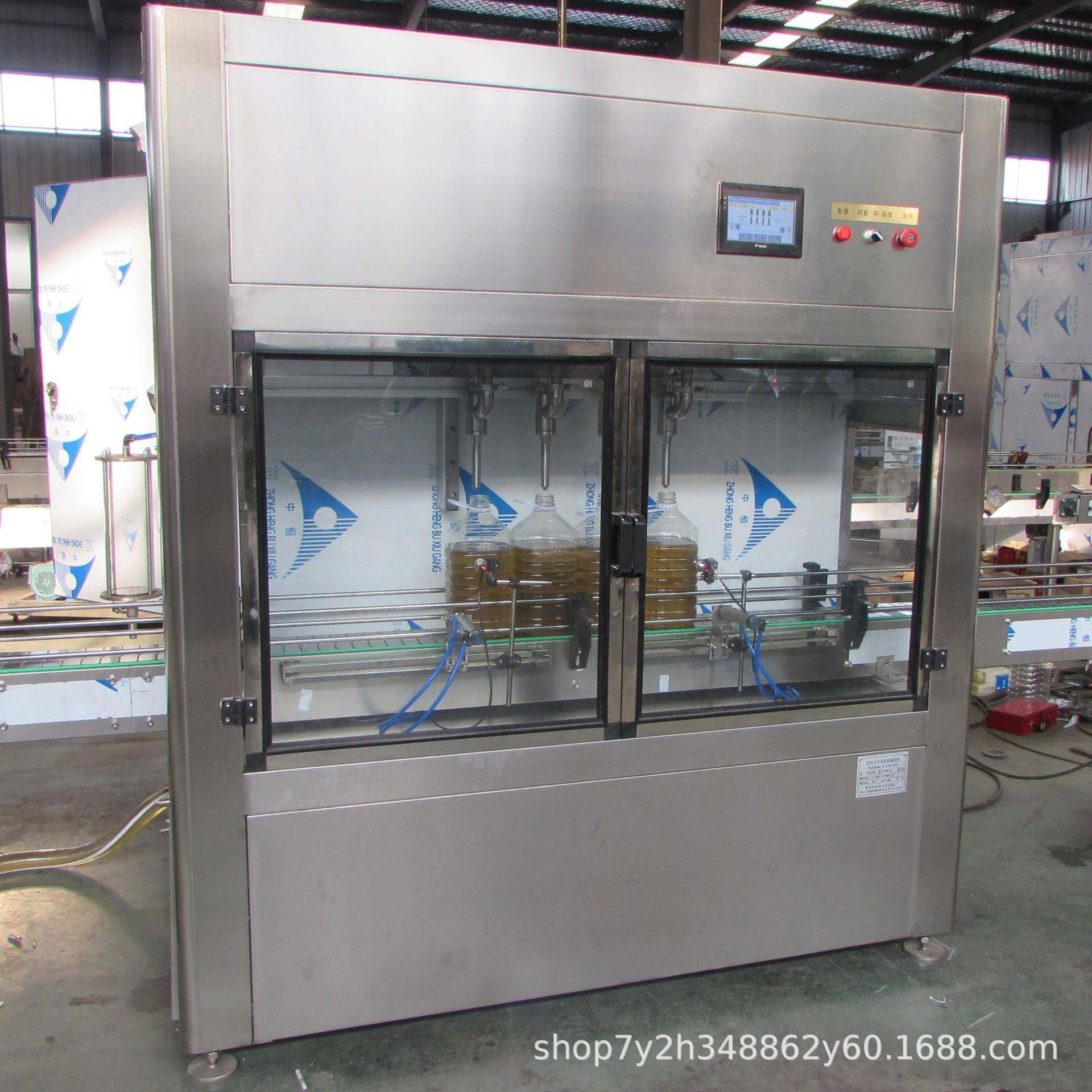 全自动油类灌装机全自动花生油食用油色拉油橄榄油灌装机