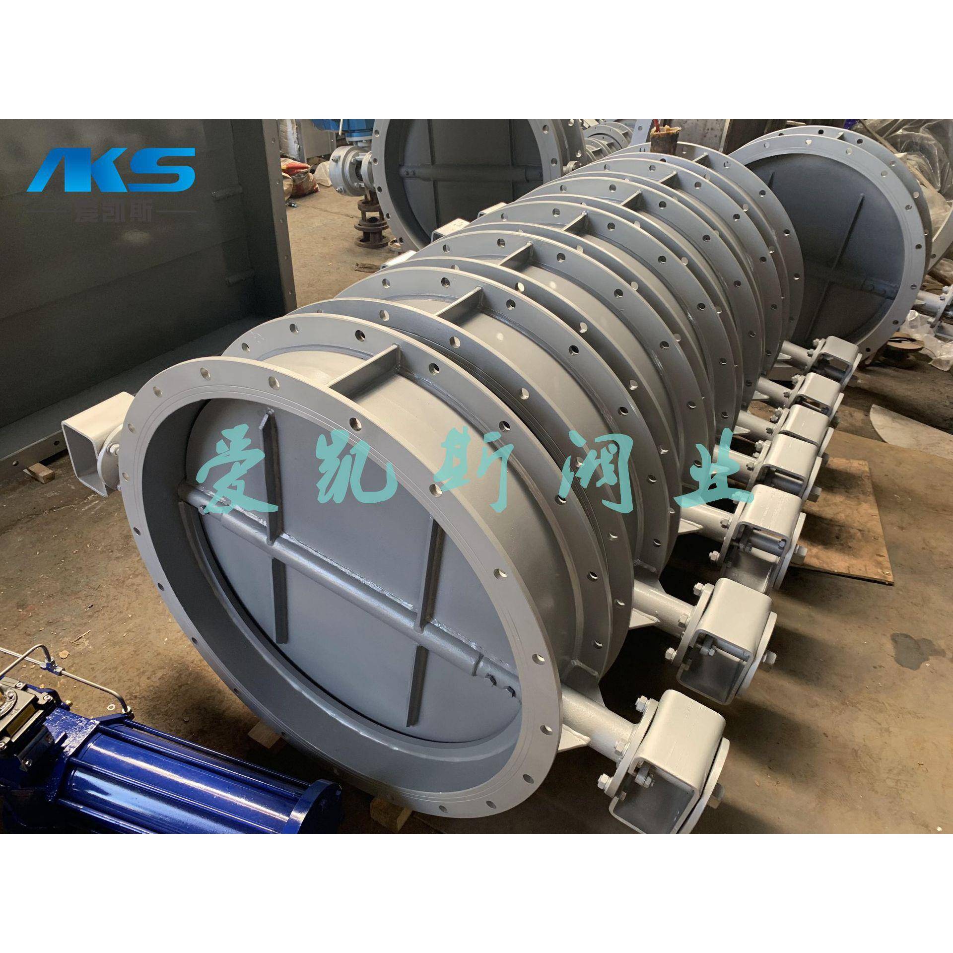 通风蝶阀圆形矩形烟道蝶阀调风阀百叶窗蝶阀按图加工