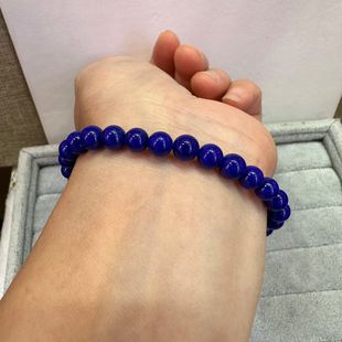 天然青金石手链色泽油亮原色青金手链手串