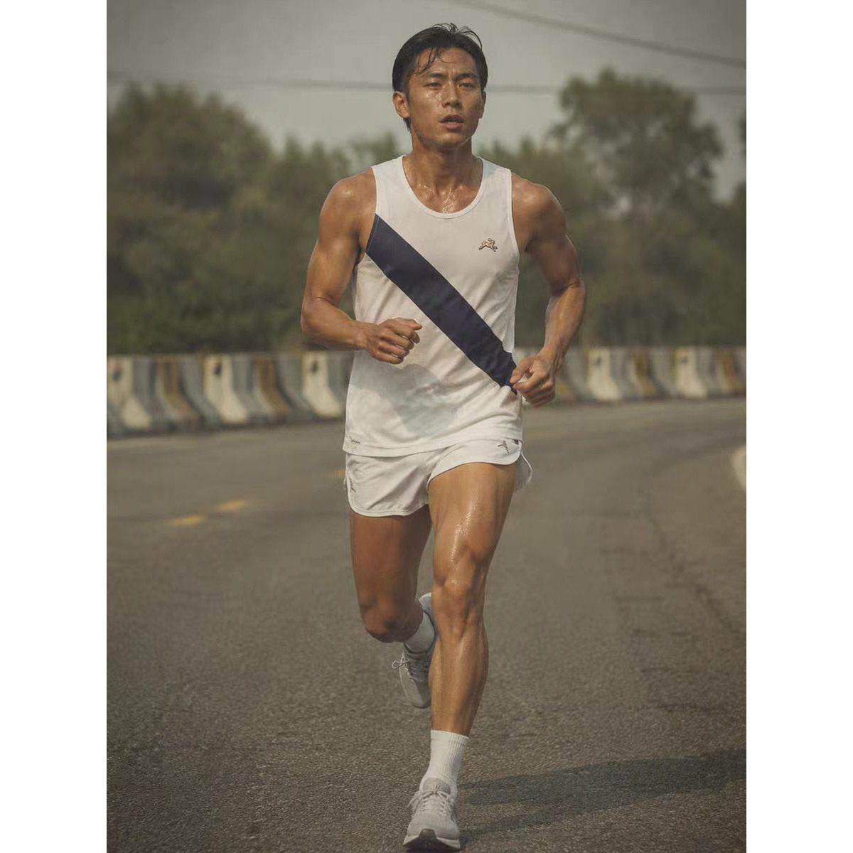 美国小兔子Tracksmith慢跑VC男款复古马拉松陆跑速干跑步运动背心