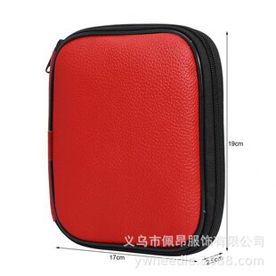 毛线编织工具环形针套装 甄选新款 红色氧化铝可拆卸环形针组合收纳