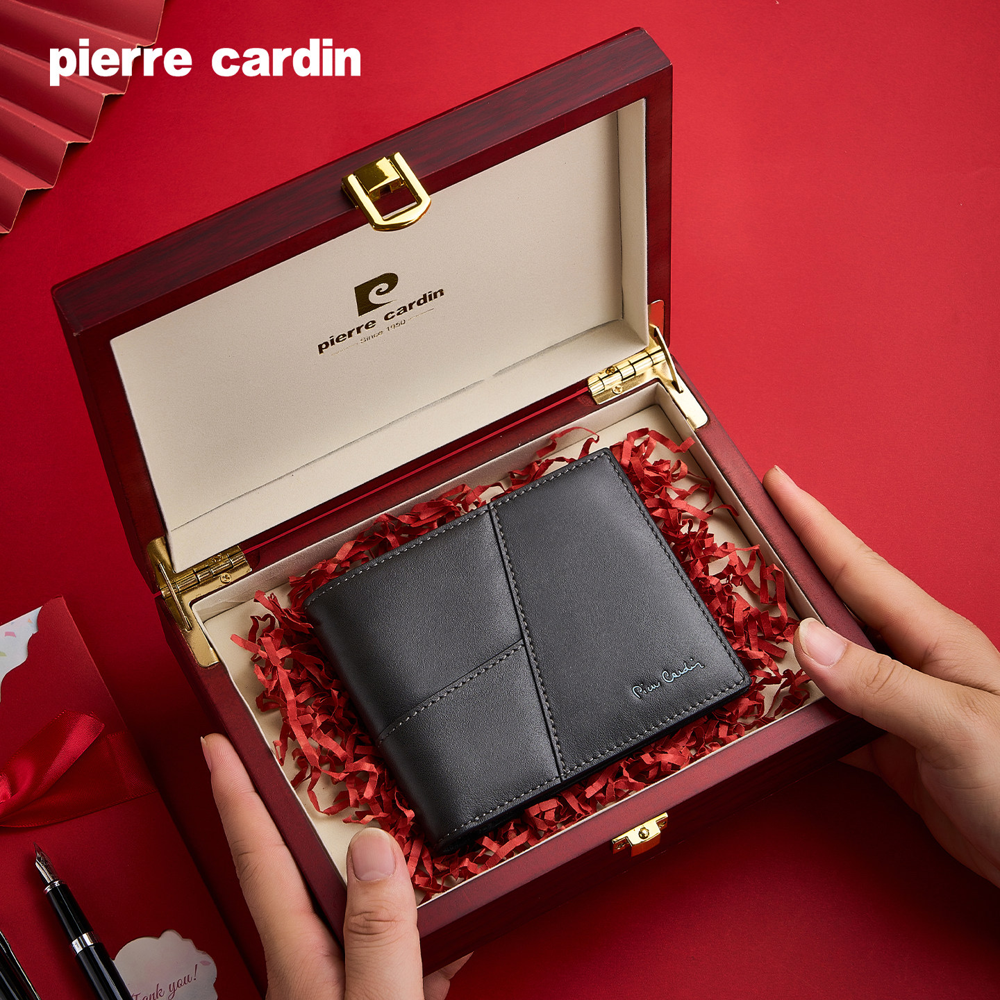 皮尔卡丹正品男士短款钱包真皮高级感商务简约多功能便携钱夹卡包,箱包皮具/热销女包/男包,钱包,淘宝优惠券,粉丝福利购,淘宝优惠卷