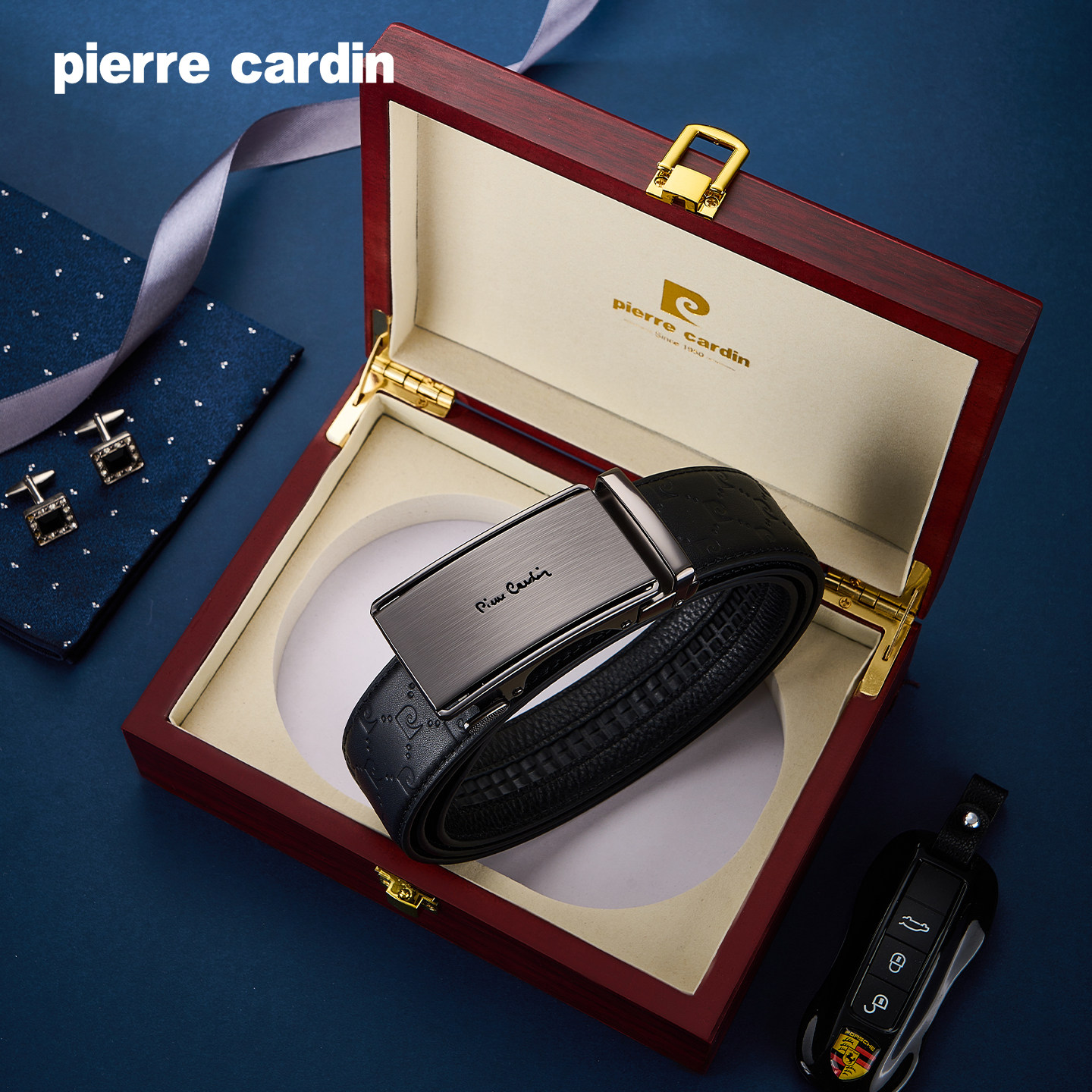 皮尔卡丹正品男款腰带真皮压花2026新款时尚潮流男士皮带男裤腰带,服饰配件/皮带/帽子/围巾,腰带/皮带/腰链,淘宝优惠券,粉丝福利购,淘宝优惠卷