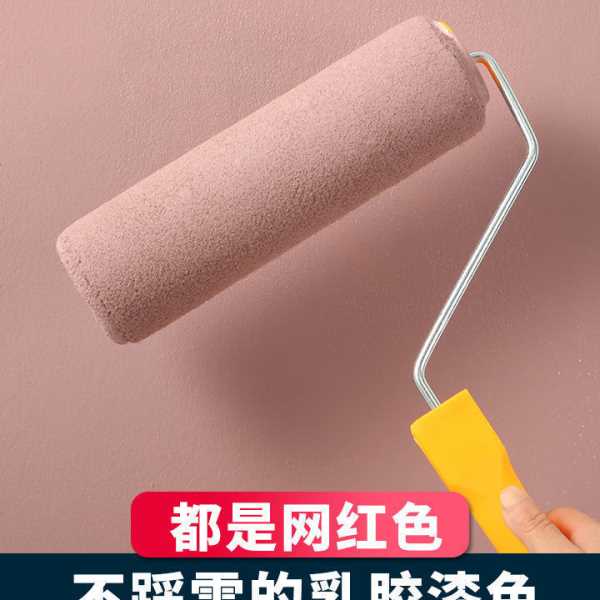 乳胶漆内墙室内家用墙漆彩色涂料粉墙面翻新自刷环保净味白色油漆
