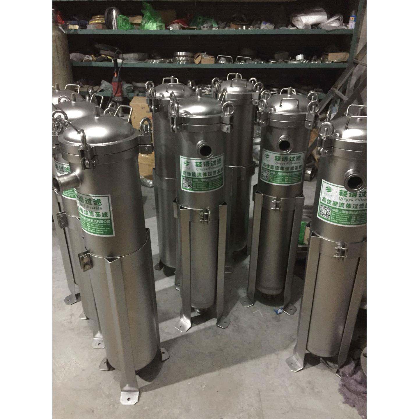 全自动精密工业袋过滤器不锈钢袋式过滤器中效液体过滤器机
