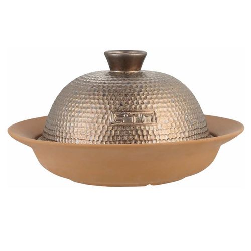 自然厨浅火锅砂锅炖锅陶瓷锅煲汤锅沙锅明火石锅耐高温大容量紫玉