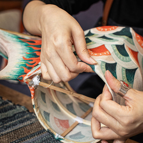 王的手创 鱼灯笼手工刺绣diy材料高端非遗过年2023新款节庆大花灯