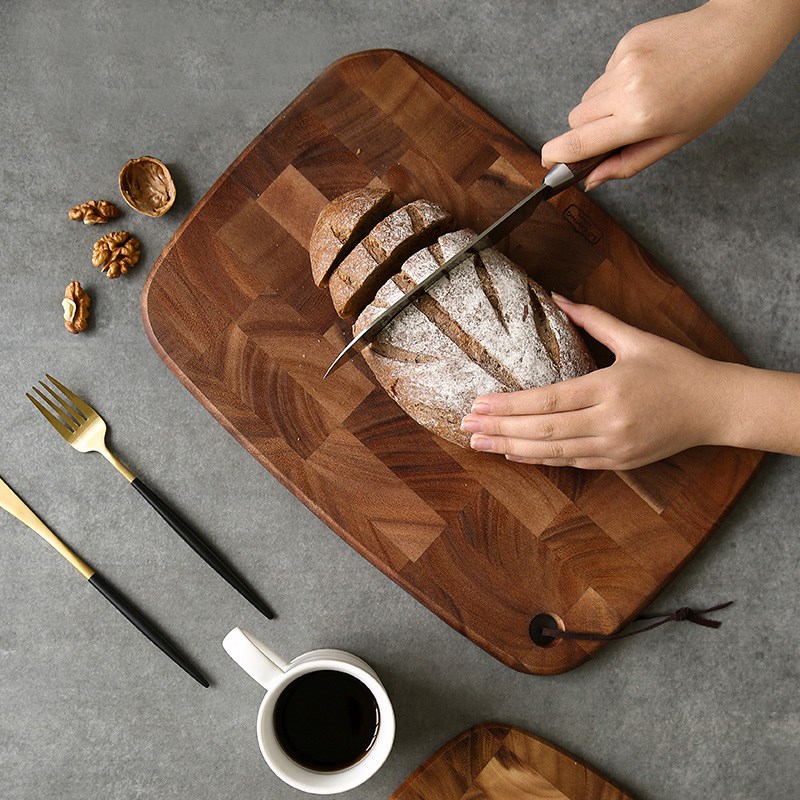 泰国LcLiving相思木切水果菜板家用实木砧板抗菌宝宝辅食椭圆案板