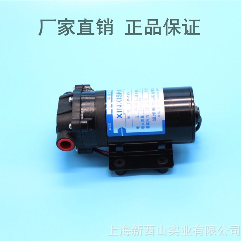 上海新西山水泵DP-125RO泵高压隔膜泵12V24V直流水泵反渗透喷雾泵