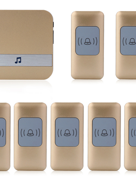 超远距离无线门铃七/八拖一酒店棋牌室会所电子呼叫器可区分铃声