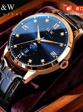 IW爱沃驰男士手表自动机械表2026新款男表防水商务风男款品牌名表