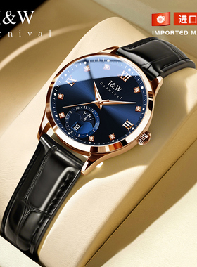 IW爱沃驰女士手表正品女款新款机械表女轻奢小众情人节礼物送女友