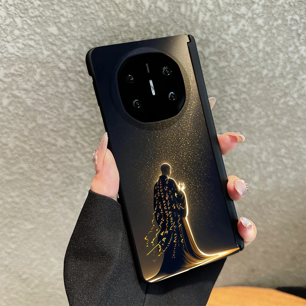 静心禅缘适用华为MateX7/X6/X5/X3典藏版荣耀MagicV6/V5彩绘折叠屏全包手机壳防摔国风个性国潮创意保护套