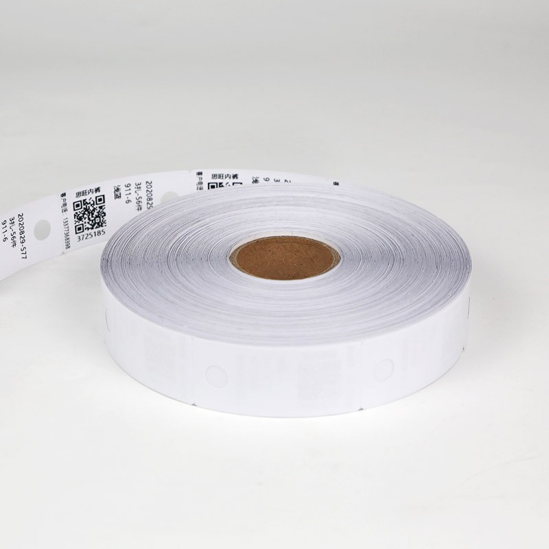 热敏手撕打印纸 打孔切虚线裁床标 电脑打L印计件工资打菲纸工票