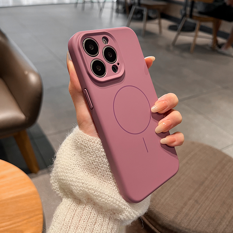 适用于苹果17promax手机壳iPhone16镜头全包防摔15高级感14液态硅胶2025磁吸外壳17air新款13pro相机按键软壳