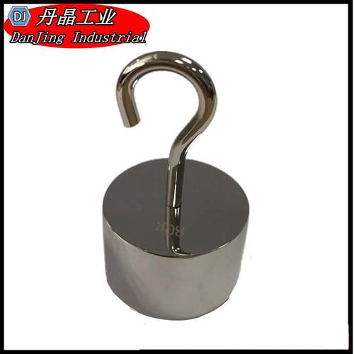 不锈钢标准砝码单钩牛顿砝码挂钩砝码高精度校准钢制电子天平