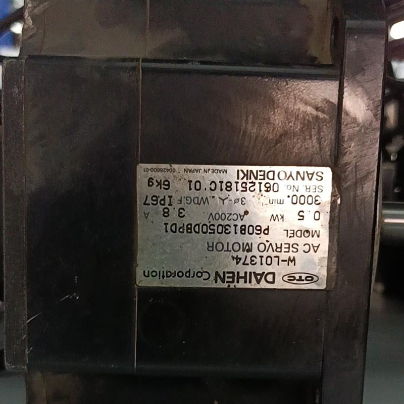 OTC电机W-L01494A/P60B13120DBPD2/W-L01500C/P60B13150HBP03询