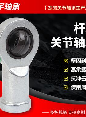 现货SI20 25 30 35 40 45 50 60 70 80ET-2RS鱼眼杆端关节轴承