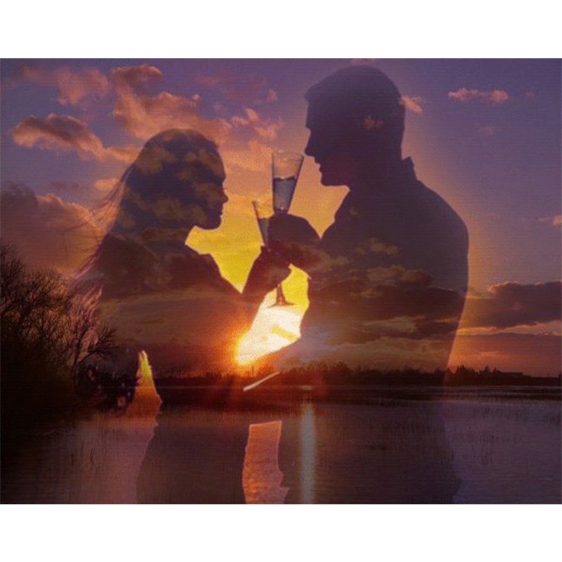 5d钻石画满钻新款客厅抽象情侣2022点钻十字绣钻石绣卧室床头温馨