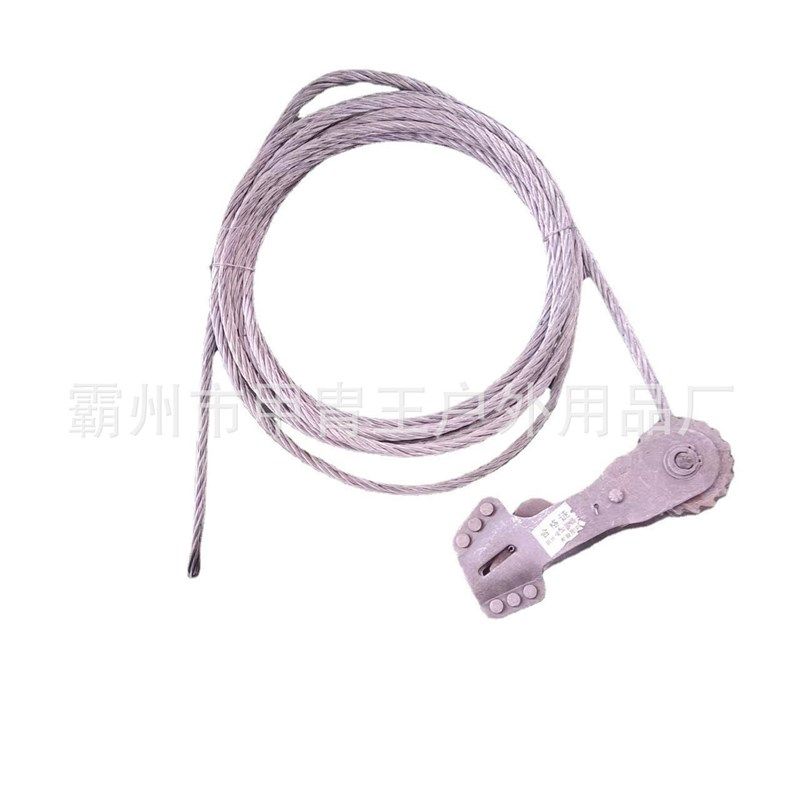 棘轮式钢丝绳紧固器双齿棘轮货物捆绑紧绳器可调节钢丝绳拉紧器