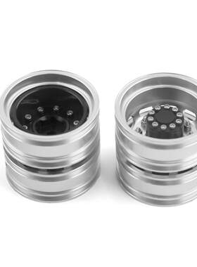 1/14模型 田宫Tamiya 镭速 魔豆拖头 工程车前后轮 金属加宽轮毂