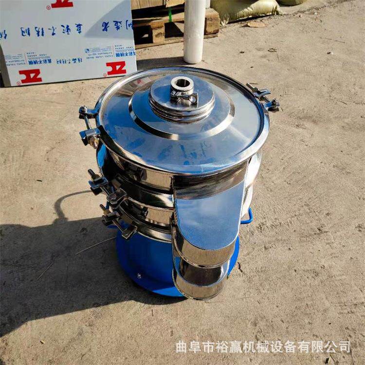 工业用酱油震动筛分机 果汁过滤设备 商用大型粮食除杂分离设备