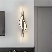 极简壁灯客厅电视背景墙壁灯轻奢风长条灯饰创意线条卧室床头壁灯