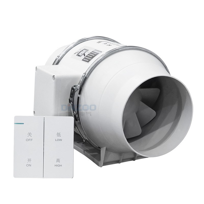 4寸5寸6寸8寸10寸12寸双速圆形管道风机外转子管道增压风机抽风机