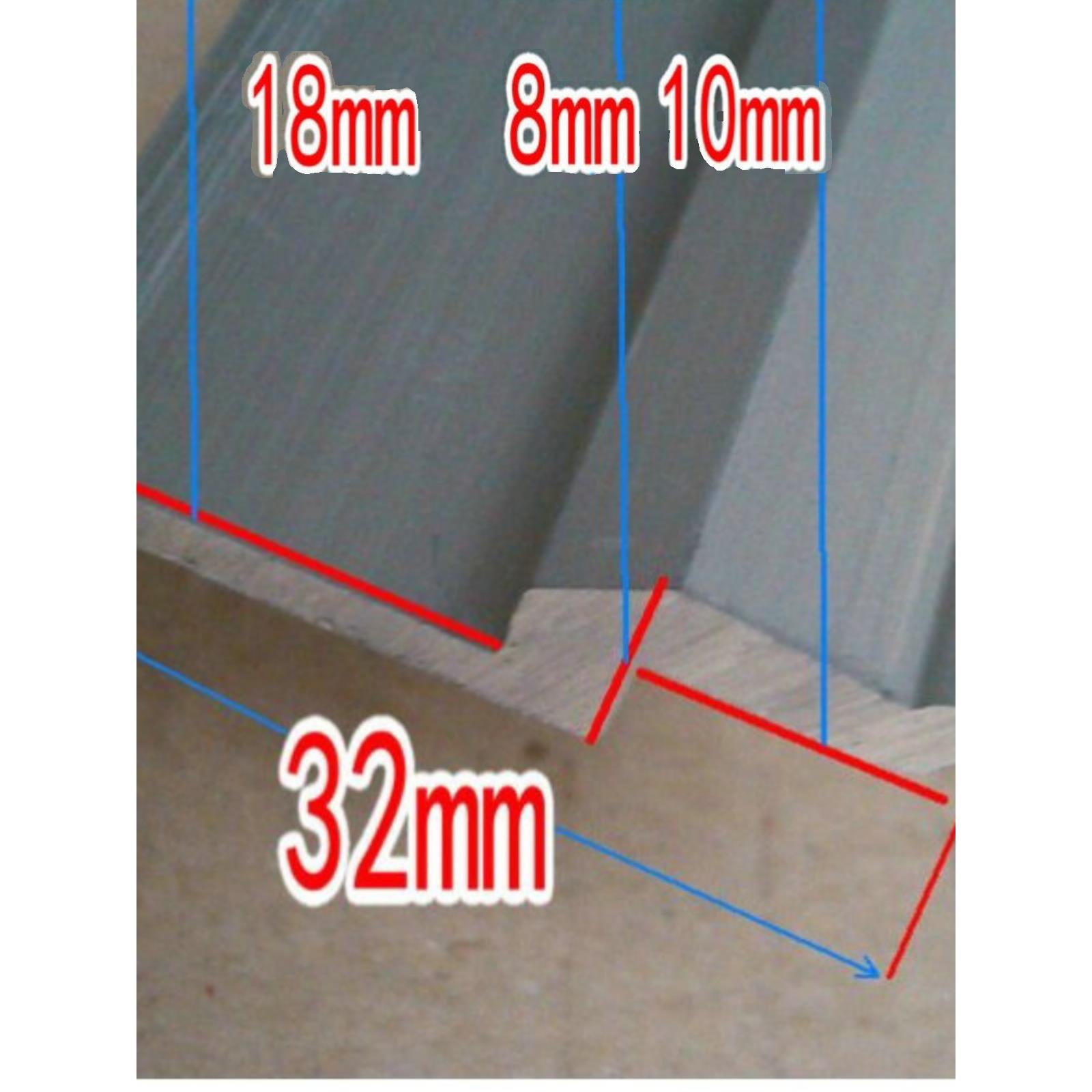 铝合金挂条32mm小号背景墙画板置物架广告牌橱柜干挂件卡槽条可切