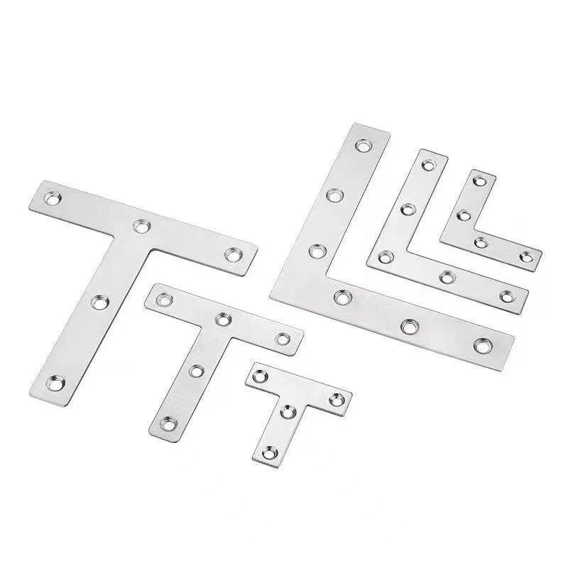 不锈钢角码90度直角固定片三角铁支撑架连接片l型层板托t五金配件