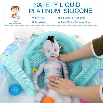 WW1806RH植发款精灵阿凡达重生娃娃 50cm全硅胶娃娃 Avatar dolls