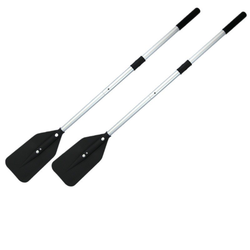 两节船桨铝合金充气皮划艇橡皮艇钓鱼船划桨冲锋舟手摇万向桨座