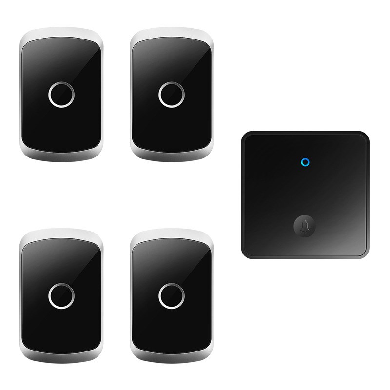 大板自发电无线电门铃一拖四家用门铃远距离电子智能遥控门铃