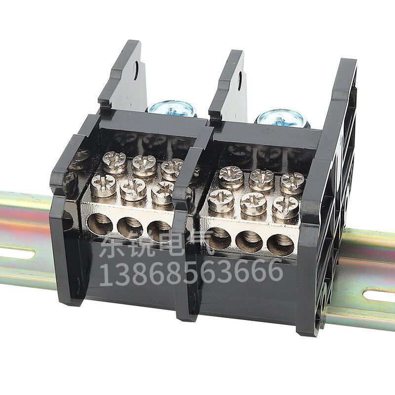 海燕FJ6D-150-02/3 二进六出接线端子 2进2出大电流分线端子150A