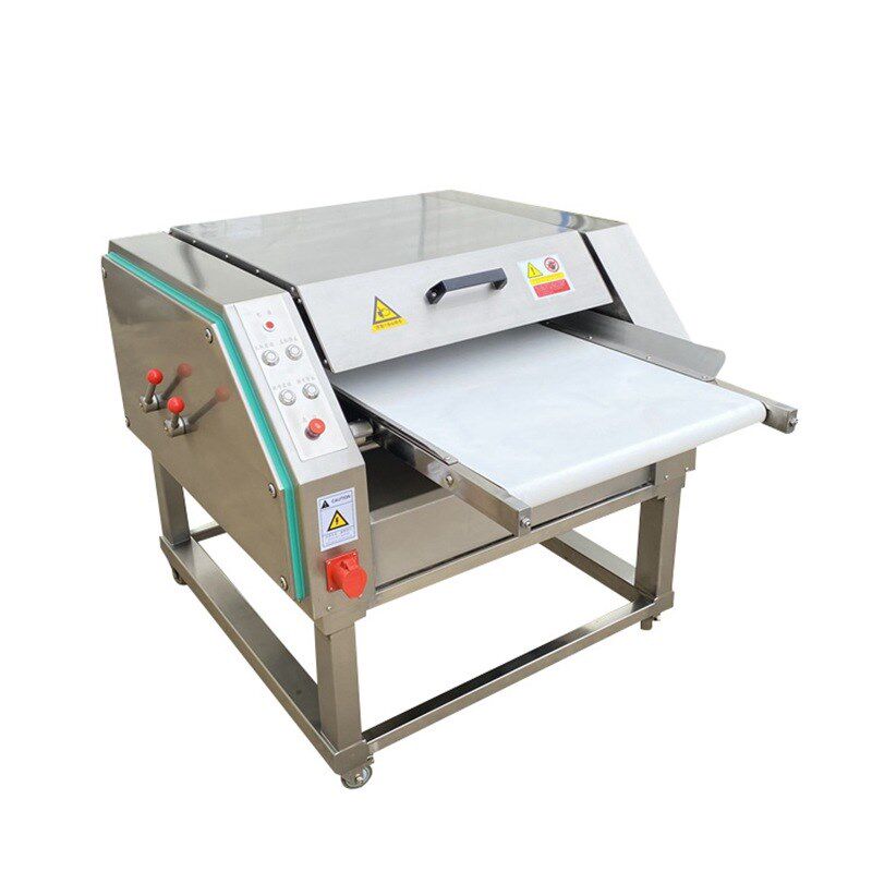 厂家供应鸡脖子专业去皮机 商用连续式鸡腿鸡脖扒皮机 去皮干净