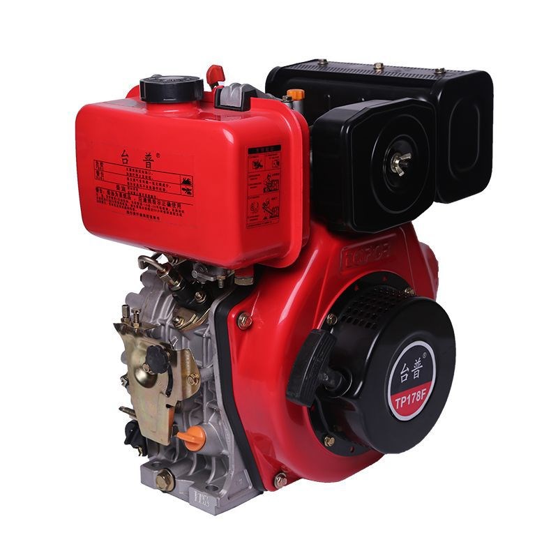台普牌风冷柴油发动机/TP178F单缸柴油风冷发动机电起动 方便维修
