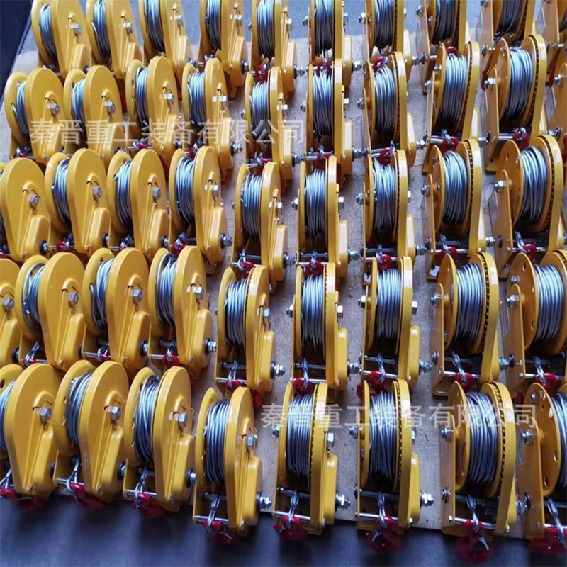 自锁式手动绞盘手摇卷扬机 不锈钢手摇牵引绞车 双向自锁手动绞盘