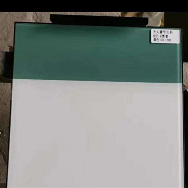 武汉橱柜门隐形框磨边贴膜晶钢门钢化玻璃门板厂家定制抗油易清洗