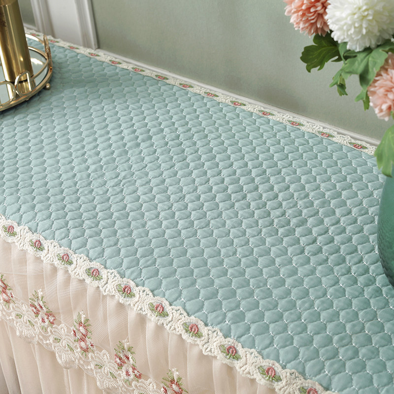 防滑电视柜盖布布艺n蕾丝长方形桌布茶几客厅防尘盖巾鞋柜防尘罩,居家布艺,桌布,淘宝优惠券,粉丝福利购,淘宝优惠卷