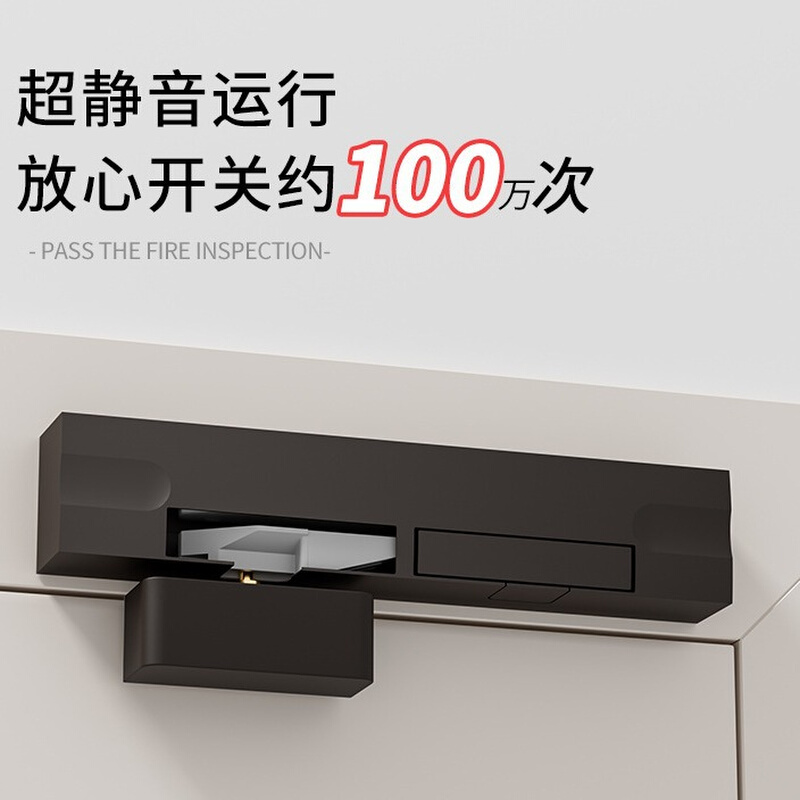 液压闭门器轻奢静音房门加强阻尼器缓冲关门平外开隐形家用门配件