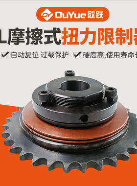 TL350配带链轮摩擦式扭力限制器500扭矩过载保护250700安全离合器