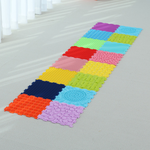 多功能感官触觉垫指压板足底硅胶按摩垫儿童感统训练器软压板脚底