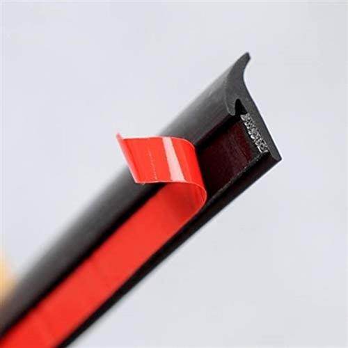 汽车通用大小包围前后唇大灯缝隙填充胶条斜T型自粘压条密封胶条