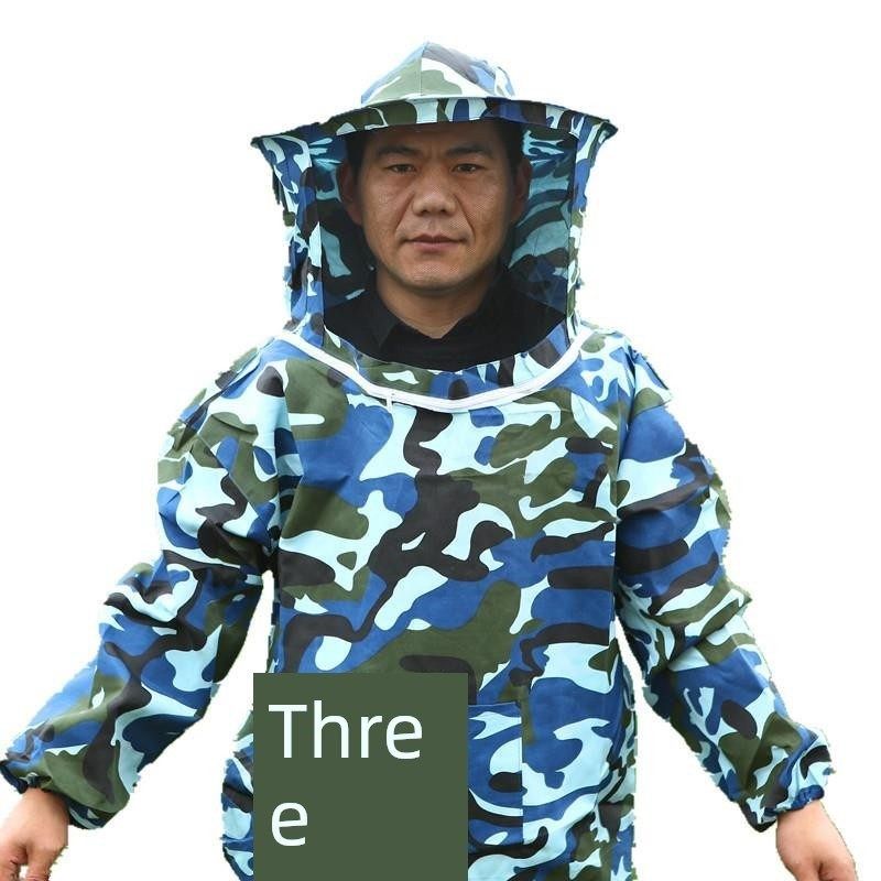 进口2024新款蜂衣蜂帽加厚迷彩蜜蜂防护服海军蓝防蜂罩衣养蜂工具,居家日用,防护服,淘宝优惠券,粉丝福利购,淘宝优惠卷