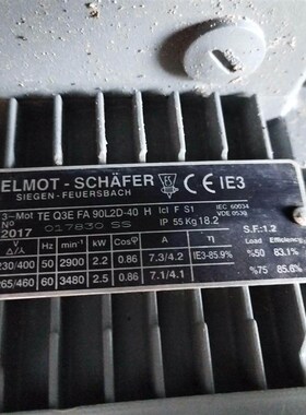 ELMOT-SCH?FER电机 TE Q3E FA 90L2