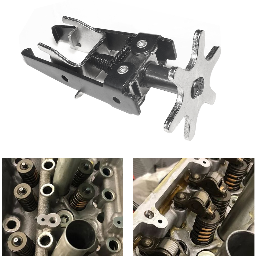 引擎气门弹簧压缩器通用型气门尔E簧压缩器汽修工具油封拉马拆卸