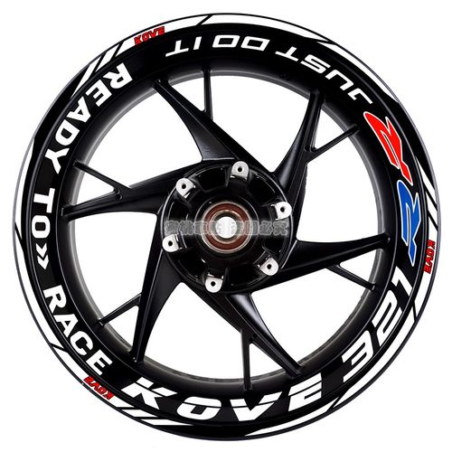 适用于 凯越 321RR 改装 轮毂贴 钢圈贴 轮胎字母 防水 反光贴纸