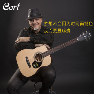 o考特吉他D民谣电箱木吉他寸初学者学生男女寸FE